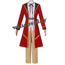 Villainess Level 99 Cosplay Patrick Ashbatten  Costume Men Halloween Uni... - £74.75 GBP