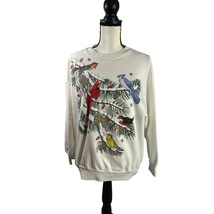 Nutcracker Womens Size XL Long Sleeve White Sweatshirt pullover Snowbird... - £8.21 GBP