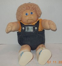 1984 Coleco Cabbage Patch Kids Plush Toy Doll Blonde Hair CPK Xavier Roberts OAA - £36.34 GBP