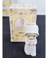 1984 Precious Moments, Oh Worship The Lord E-5385 Figurine - $184.39 MXN