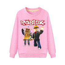 WM Roblox Kid Child Hoodie Pullover Sweatshirt Long Sleeve Pink Type Wave - £11.85 GBP