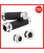 Easy Install 1 Inch Chrome Handlebar Grips - Compatible with Harley Davi... - $57.83 CAD