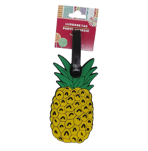 Rubber Luggage Tag - New - Pineapple - £6.29 GBP