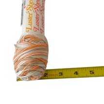 Luster Sheen Yarn Marshmellon Vintage Coats Clark Knitting Crochet Discontinued - £15.89 GBP