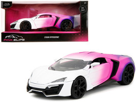 Lykan Hypersport White Pink and Purple Gradient &quot;Pink Slips&quot; Series 1/24 Diec... - £33.28 GBP
