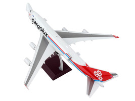 Boeing 747-400F Commercial Aircraft &quot;Cargolux&quot; Gray with Red Tail &quot;Gemini 200 -  - £189.61 GBP