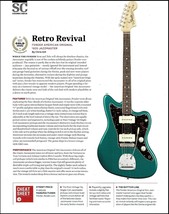 Fender American Original &#39;60s Jazzmaster guitar review sound check article print - £3.31 GBP