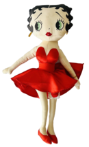 1999 Marilyn Monroe Red Dress Betty Boop Plush Doll Kellytoy 17&quot; King Features - $24.18