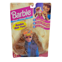 VINTAGE 1995 BARBIE MAGIC CHANGE HAIR MATTEL NEW # 68311 DOUBLE HAIR FUN - $19.00