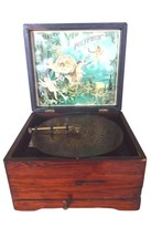 Exquisite 19th Century Antique Polyphon Music Box - Leipzig Waltz Edition - £1,612.32 GBP