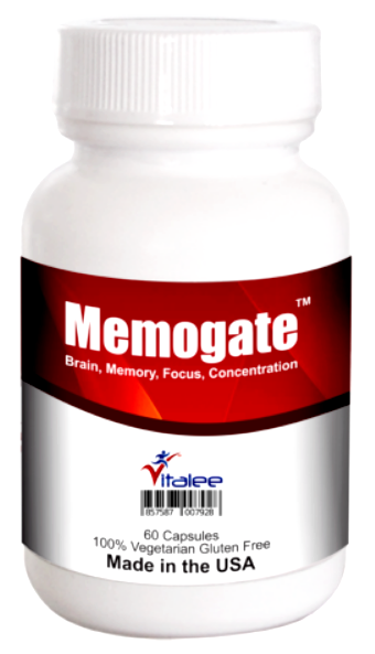 Primary image for Memogate- Memory, Brain Focus, Concentration, Cognitive Enhancer (Caps 60 cnt)