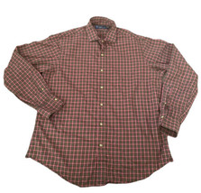 Ralph Lauren Polo Mens Size L Long Sleeve Button Up Plaid Shirt With Pocket  - £9.61 GBP