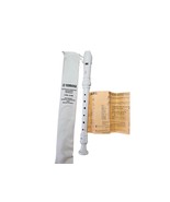 Yamaha YRS-24B Soprano Recorder - Off White In Carry Bag - $155.09 MXN