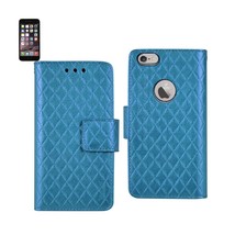[Pack Of 2] Reiko Iphone 6 Plus Rhombus Wallet Case In Blue - £17.25 GBP
