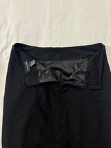 Focus 2000 Woman’s Rear Zipper & Slit Pull-On Black Poncil Skirt Size 8 Waist 32 image 9