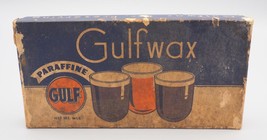 Vintage Gulfwax Paraffina Cera Design Pubblicità - $24.76