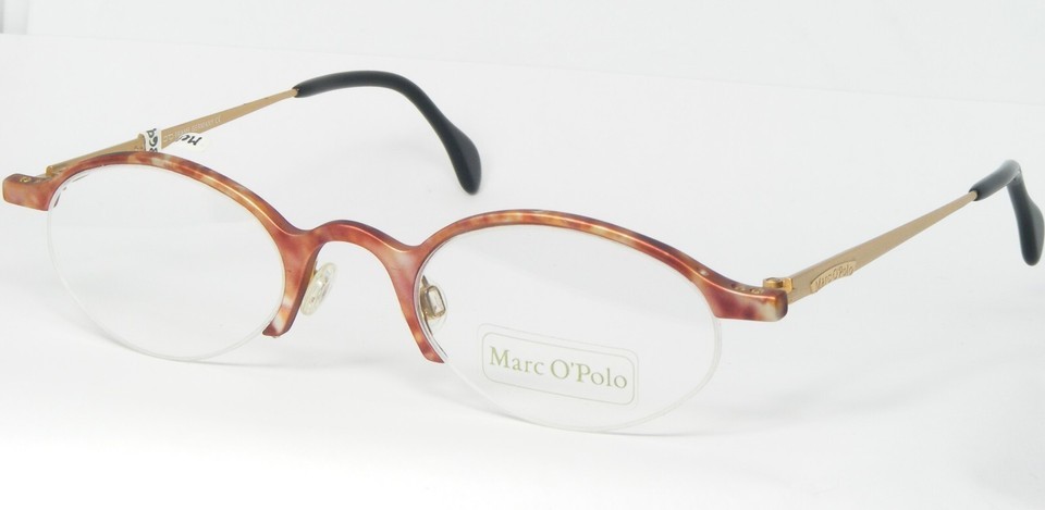 Vintage Marc O&#39;Polo by METZLER 3388 116 RUST TORTOISE /GOLD EYEGLASSES 4... - $76.48