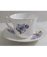 Vintage Royal Kendal Floral Design Fine Bone China Cup &amp; Saucer Made in ... - £14.50 GBP