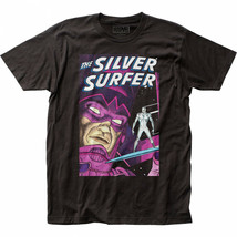 Silver Surfer And Galactus: Parable T-Shirt Black - £25.56 GBP