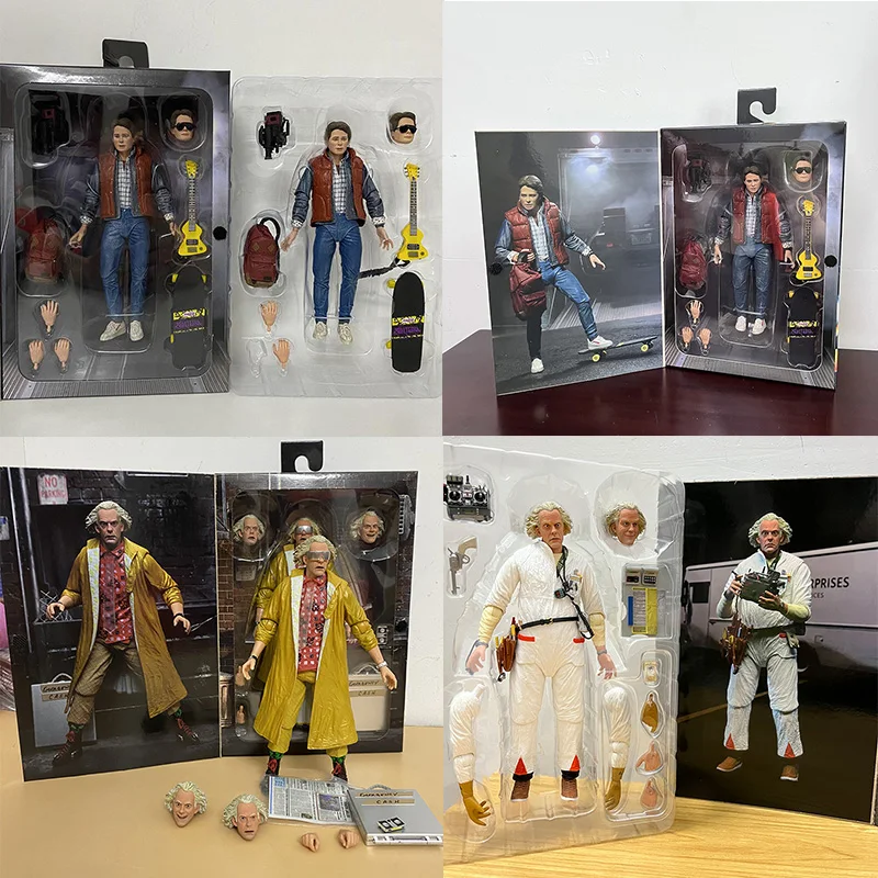 Original NECA Figure Back To The Future Part II Marty 1985 Griff McFly Tannen - £43.12 GBP+