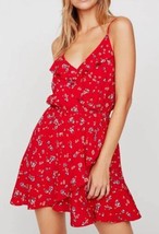 Express Floral Ruffle Wrap Cami Dress Size Small - £11.40 GBP
