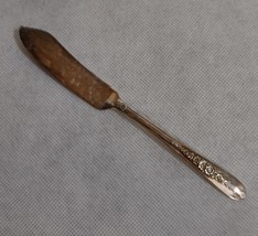 Oneida Royal Rose Master Butter Knife 7&quot; Silverplated Nobility Plate 1936 - £5.45 GBP