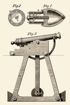 Device for Adjusting Cannon Trajectory and Accuracy - Art Print - £17.57 GBP+