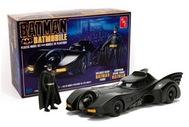 AMT Batman Batmobile with Resin Figure 1:25 Scale Model Kit AMT 1107M/12 NIB - $20.88