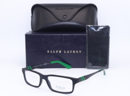 New Polo Ralph Lauren Ph 2115 5389 Matte Black Authentic Eyeglasses Frame 52-16 - £80.83 GBP