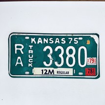 1979 United States Kansas Rawlings County Truck License Plate RA 3380 - $18.80