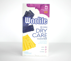 1 Woolite Dry Care 20 min Cleaner At Home Dry Cleaner 6 Cloths 3 Stain Wipes New - £58.98 GBP