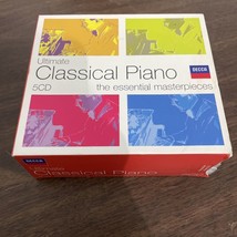 Ultimate Piano Classics. The Essential Masterpieces [5 CD Box Set] Factory Seal - £25.61 GBP