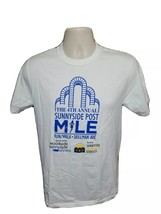 The 4th Annual Sunnyside Post Mile Run Walk Skillman Ave Adult S White TShirt - £14.33 GBP