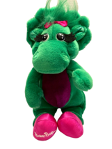 Plush Baby Bop Stuffed Barney Vintage 1992 Lyons Golden Bear 14&quot; Dinosaur PBS - £10.20 GBP