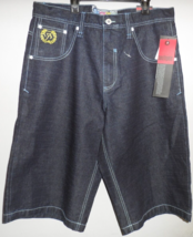 Southpole Men&#39;s Vintage Jeans Shorts Authentic Collection Dark Blue Size... - $104.49