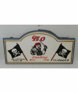 8&quot; x 12&quot; Sign Plaque &quot;No Smoking All Others will be Flogged&quot; Pirates - $20.30 CAD