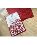 50pcs Red Pocket Invitation cards,Invite cover,Wedding Invitation,many c... - $79.96 CAD