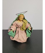 Vintage Midwest Imports Nativity Set Figure Papier-mâché - Mary Mother o... - $22.08 CAD