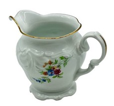 Wawel China Rose Garden Creamer Poland Embossed Gold Gilt 4 inch Replacement - £14.93 GBP
