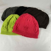 Knitted Chunky Beanie Hat assorted colors (Pack of 8) Unisex NWOT - £11.98 GBP