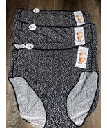 Jockey 3-Pair Women&#39;s Hip Brief Underwear Panties Tactel Nylon Blend (B)... - $26.72