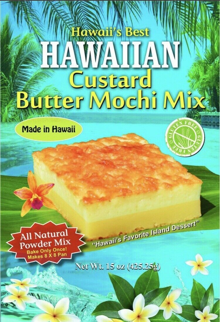 Primary image for Hawaiis Best Custard Butter Mochi Mix 15 Oz.