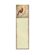 Primitives by Kathy Snowy Cardinal List Pad 60 Pages Magnet Back for Fridge - $7.76