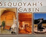 Sequoyah&#39;s Cabin Sallisaw OK Postcard PC507 - £3.94 GBP