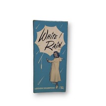 White Rain Lotion Shampoo Vintage 1950s Box Advertising Decor Prop Beauty Salon - $40.44