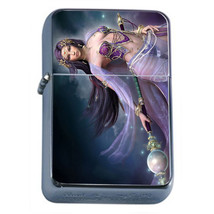 Hot Anime Witches D12 Flip Top Dual Torch Lighter Wind Resistant - £13.20 GBP