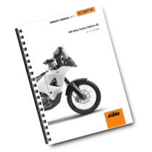 KTM 2017 - 450 RALLY FACTORY REPLICA US - OWNERS MANUAL USER GUIDE - $49.99