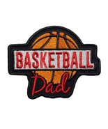Basketball Dad Embroidered Patch Iron On. Size: 3.9X3 inches - $131.71 MXN
