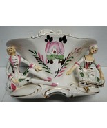 Antique Vintage Fairyland Import Victorian Style Ceramic Bowl w/ Lid - R... - $30.87