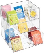 Kitchen Organiser 3 Drawers Storage Box Tea Bags Coffee Capsules Vanity ... - $62.59